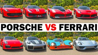 FH4 Acceleration Battle | LaFerrari, 918 Spyder, 488 Pista, GT2 RS, 812 SF, Carrera GT, FXXK & More!