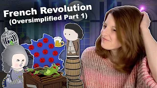 American Reacts to the French Revolution | Oversimplified Part 1