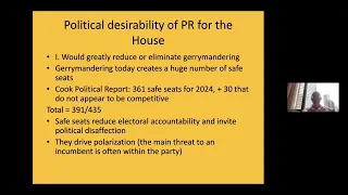 "Can Electoral Reform Break the Two-Party Hegemony in America?" APSA 2023 Roundtable