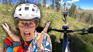 Pro Mountain Bikers Ride E-Bikes for the First Time