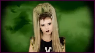 Прическа на ХЭЛЛОУИН 🎃🎃🎃 Halloween Hairstyle Tutorial