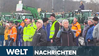 DEUTSCHLAND: Neue Aktionen geplant! Bauern protestieren weiter gegen Ampel | WELT STREAM