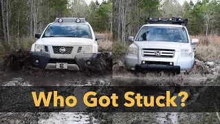 Honda Pilot vs Nissan Xterra: Who got Stuck?