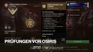 Destiny 2#070 Prüfungen von Osiris Fazit | 2 Niederlagen Map Ewigkeit  | 😅 😂 🤣 [HD][PS5]