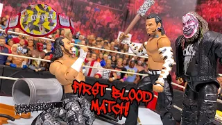 Jeff Hardy vs Matt Hardy - First Blood Action Figure Match! Hardcore Championship!