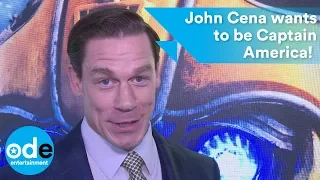John Cena on his new hair, Captain America and WWE spandex!