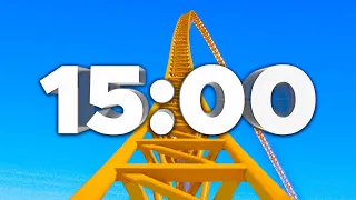 15 Min Countdown Timer (Roller Coaster) 🎢