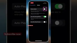 Activate „Reduce Motion“ to make your iPhone faster 🫠