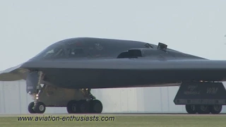 2012 Wings Over Whiteman Air Show B-2 Spirit Flyby (Saturday)