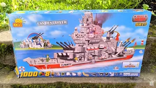 Das größte Cobi Schiff aus 2010! CSS Destroyer 4801 aus Klemmbausteinen - Classic Zeitreise Review