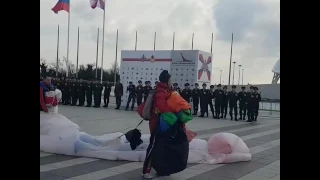 Принятие присяги новобранцев спортивных рот ЦСКА в Sochi Olympic Park