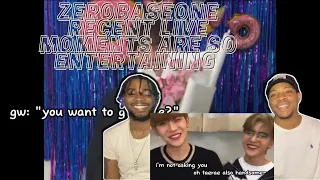 zerobaseone recent live moments are so entertaining reaction!!!