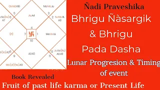 Bhrigu Pada Dasha&Lunar Progression#timing of event & my favourite book of nadi Astrology