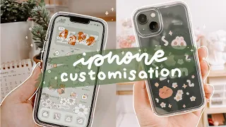 Iphone 13 Green Unboxing, Set Up & Customisation 🌼 Cute Floral Aesthetic