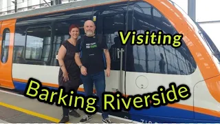 The new Barking Riverside Station, Class 710 trains - September 2022.