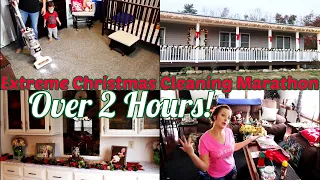 *EXTREME* CHRISTMAS CLEANING MARATHON | 2022 CLEANING MOTIVATION| OVER 2 HOURS!