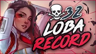 32 Bomb With Loba - My New Kill Record | Tollis Apex Legends Gameplay