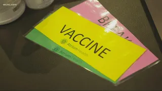 Mass COVID vaccine clinic at Bank of America Stadium