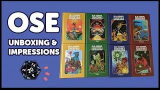 Old-School Essentials Classic & Advanced Fantasy Unboxing [OSR RPG]