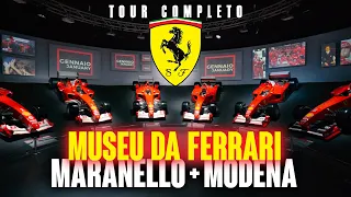 TOUR nos MUSEUS DA FERRARI (Maranello e Modena) 2023