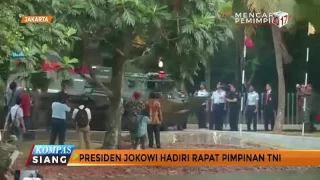 Jokowi Hadiri Rapat Pimpinan TNI, Ini yang Dibahas