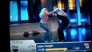 the miz dancing with allison on lopez tonight