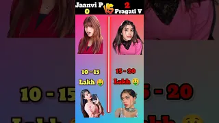 Jaanvi Patel Vs Pragati Verma ⚡#shorts #viral #ytshorts @PragatiVermaa @jaanvipatel