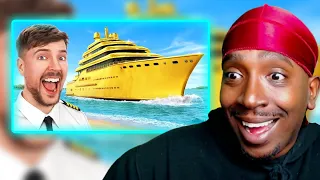 MR BEAST IS INSANE! $1 vs $1,000,000,000 Yacht! (REACTION)