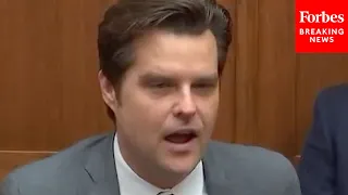 Matt Gaetz Declares 'I'm Not Going To Eat The Bugs' In Hearing