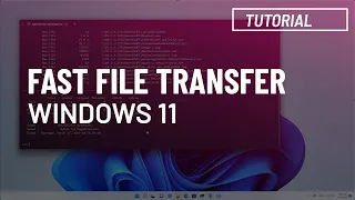 Windows 11: Fast file transfer between PCs over network with Robocopy