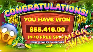 NEW SLOT WILD WILD BANANAS    🐒🍌 * won a bonus* (MEGA WIN)