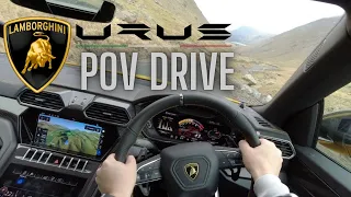 LAMBORGHINI URUS POV EPIC Mountain Test Drive #Lamborghini #Urus