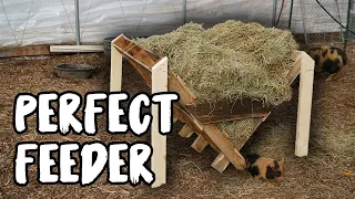 DIY Hay Feeder - Cheap & Easy MADE FROM PALLETS!