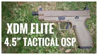 XDM Elite - 4.5" Tactical OSP - Springfield Armory's answer to the FN 509 Tactical