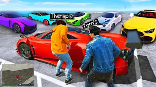 GTA 5 RP : Stealing 5 SUPERCARS In 5 HOURS !! MALAYALAM