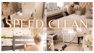 SPEED CLEAN - ALL DAY CLEAN WITH ME | CLEANING MOTIVATION UK