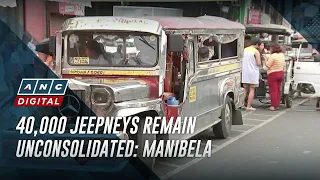 40,000 jeepneys remain unconsolidated: Manibela | ANC