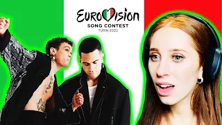 I REACTED TO ITALY'S SONG FOR EUROVISION 2022 // MAHMOOD & BlANCO "BRIVIDI"