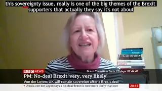 Jill Rutter on BBC News: the price of a no deal Brexit