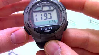 Часы Casio Illuminator W-734-1A [W-734-1AVEF] - видео обзор от PresidentWatches.Ru