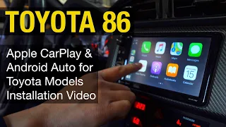 2017-2019 Toyota 86 | Wired Apple CarPlay Android Auto | Install & Demo