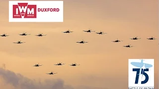 17 Spitfires - The Sound Of Victory at Duxford's BoB 75th 2015