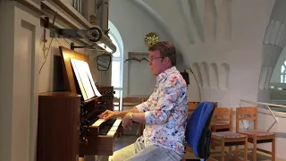 1976 Hammarberg orgel - Arbrå kyrka - Tomas Willstedt, organist