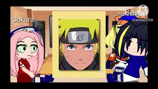 Team 7 reacts to the future 💙🧡(Sasunaru -kakashi)