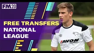 FM20 Free Transfers National League | Best Football Manager 2020 Free Transfers LLM