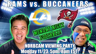 Rams vs. Buccaneers - Live Fan Reaction with Play-by-Play (NorbCam Reacts)