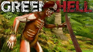 Green Hell - Giant Tribe Attacks! - The Hidden Grail - Green Hell Gameplay