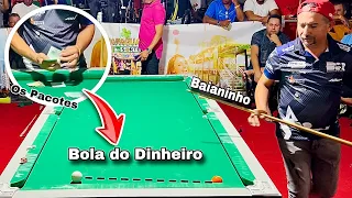 Pegou 🔥 Fogo a REVANCHE entre Baianinho x Maycon R$ 20.000 #sinuca #baianinho