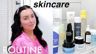 CURRENT SKINCARE ROUTINE ✨ morning & night / brighten skin + reduce texture