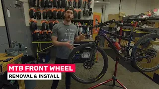 Tech Tip Tuesday - Mountain Bike Front Wheel Removal and Installation